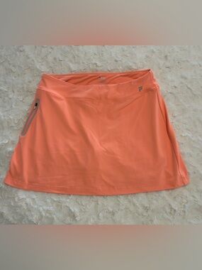 Fila Coral Athletic Mini Skirt with Zipper Pocket